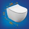 Комплект CERSANIT BRASKO SMART CO DPL EO slim + LINK PRO + CORNER пластик хром глянцевый 68295