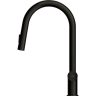 Смеситель CERSANIT для кухни BRASKO однорычажный с выдвижным изливом, черный 68225