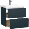 Тумба под раковину подвесная CERSANIT MODUO 60 для COMO 60 темно-серый 69346